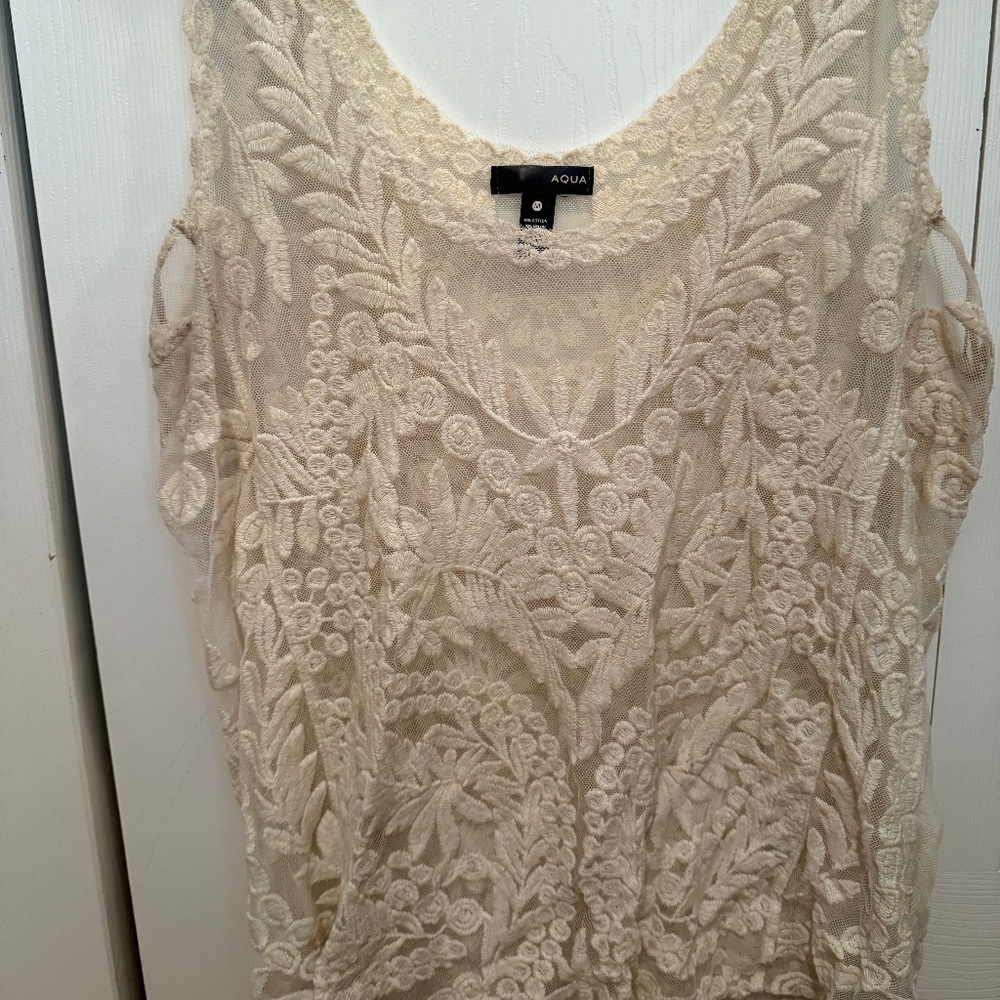 Aqua Lace Tank
